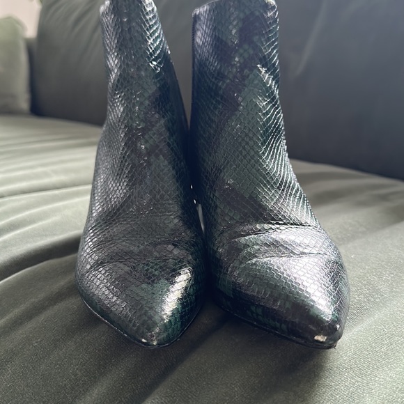 Marc Fisher Snakeskin Booties - Picture 7 of 9